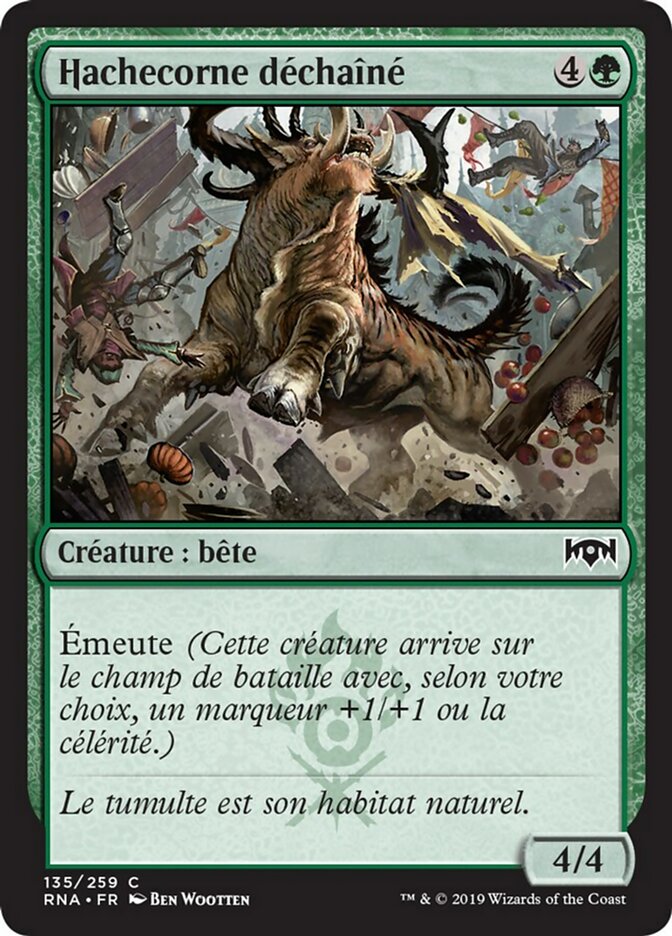 Hachecorne déchaîné