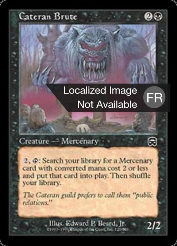 Brute catérane