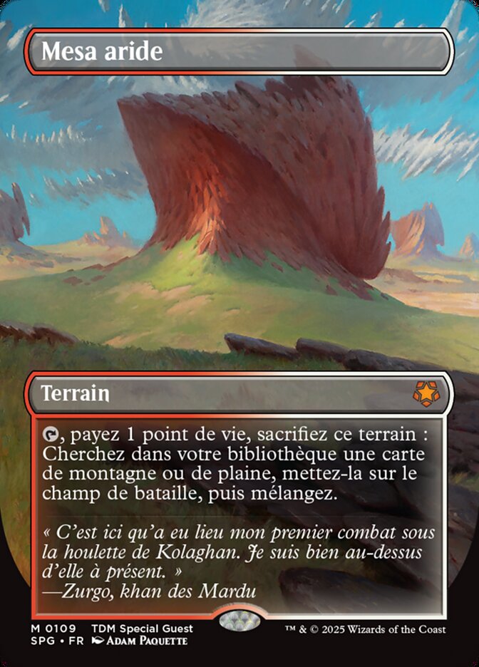Mesa aride