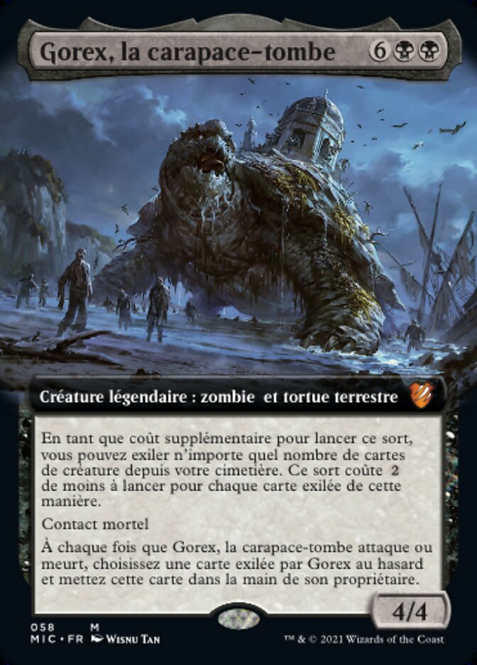 Gorex, la carapace-tombe