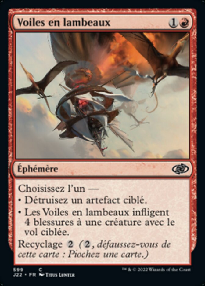Voiles en lambeaux