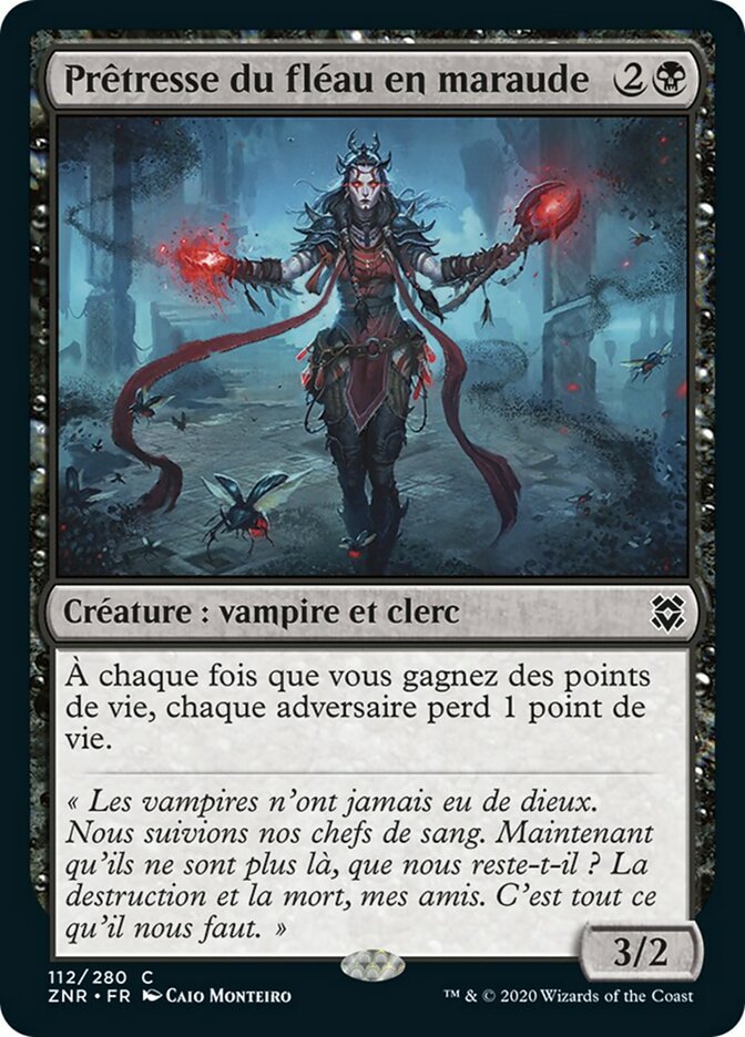 Prêtresse du fléau en maraude