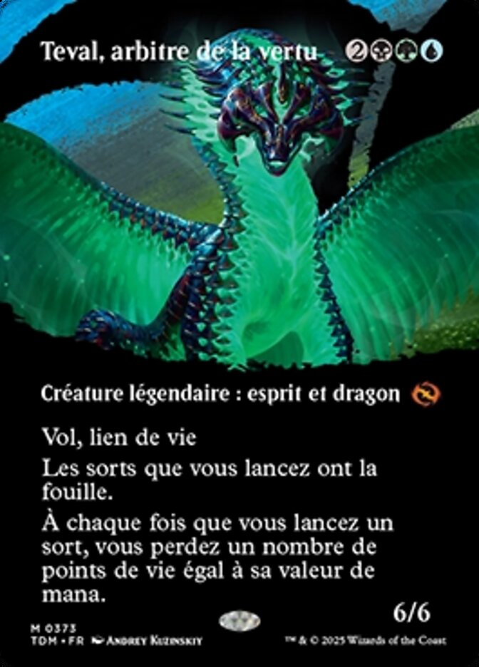 Teval, arbitre de la vertu