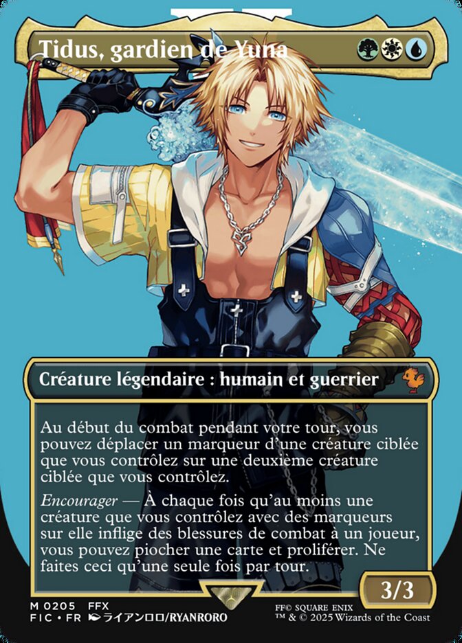 Tidus, gardien de Yuna