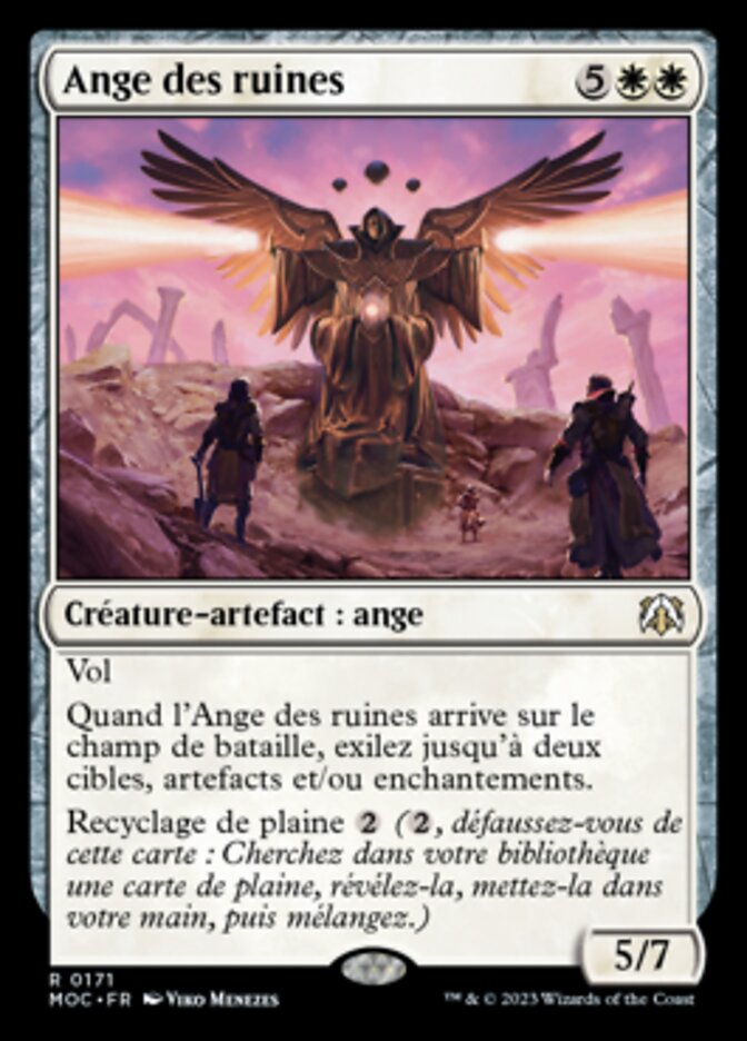Ange des ruines