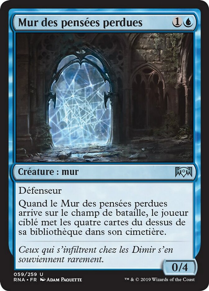 Mur des pensées perdues