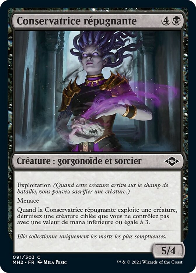 Conservatrice répugnante