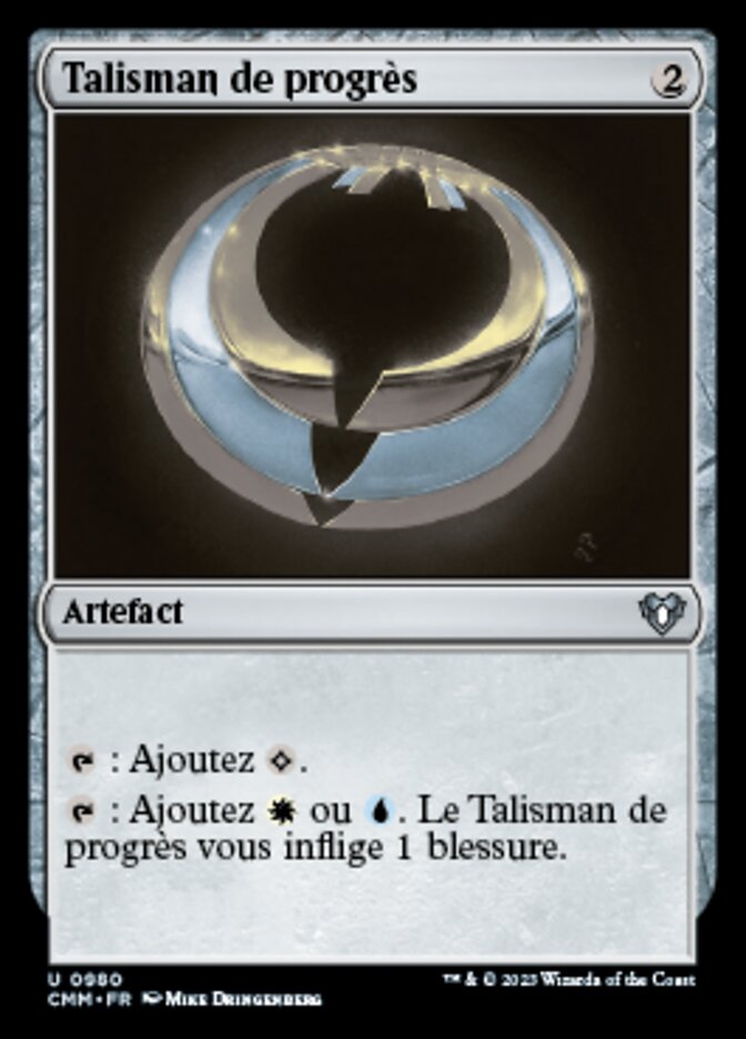 Talisman de progrès