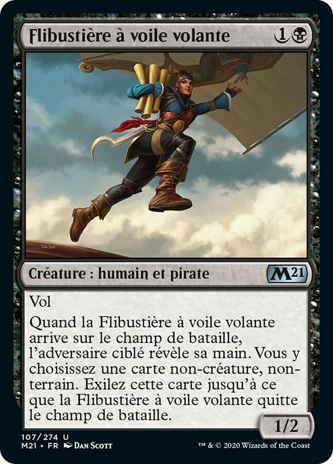 Flibustière à voile volante
