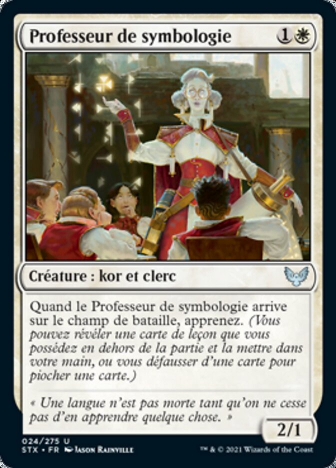 Professeur de symbologie