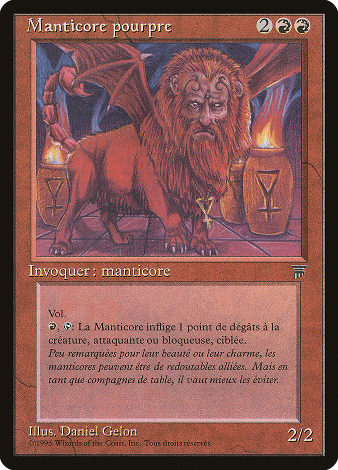 Manticore pourpre