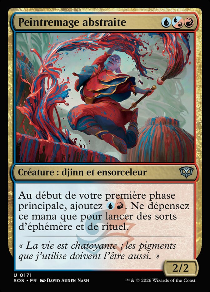 Peintremage abstraite