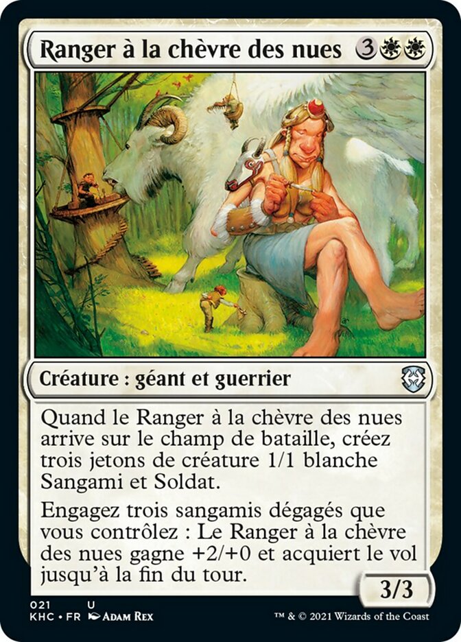 Ranger à la chèvre des nues
