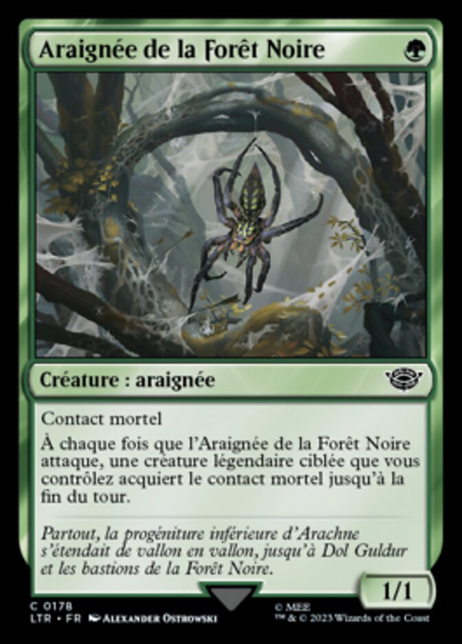 Araignée de la Forêt Noire