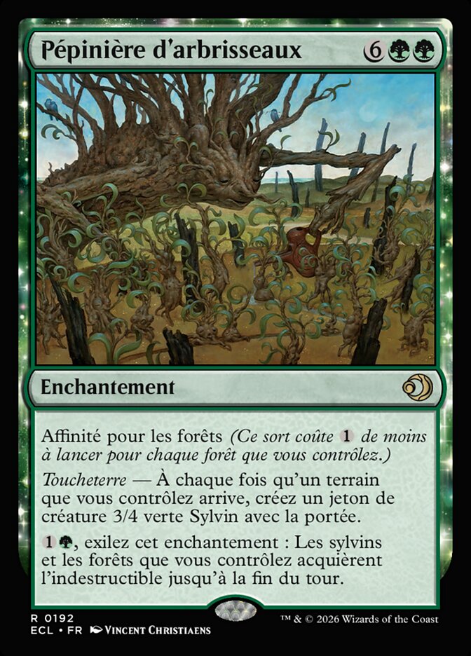 Pépinière d'arbrisseaux