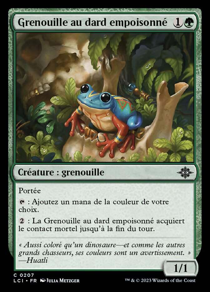 Grenouille au dard empoisonné