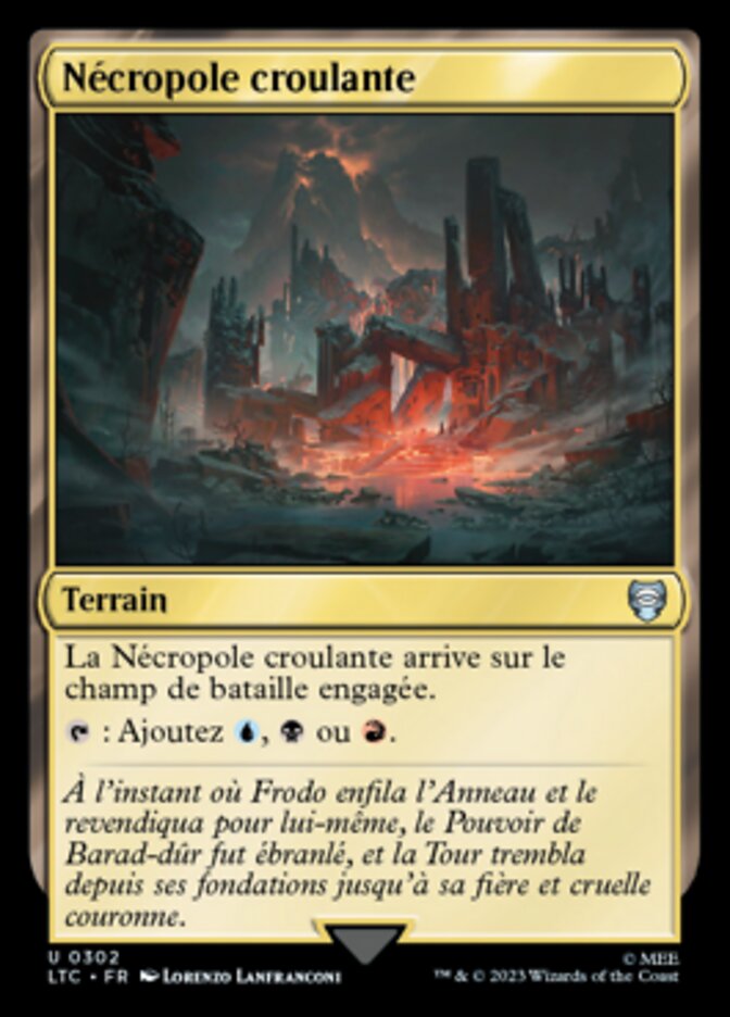 Nécropole croulante