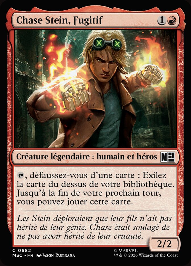 Chase Stein, Fugitif