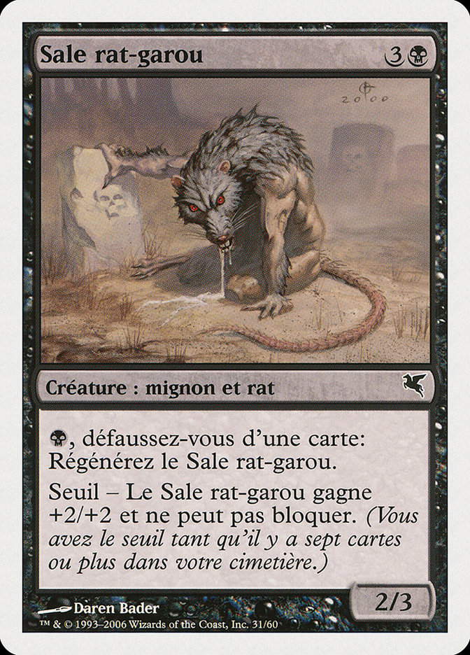 Sale rat-garou