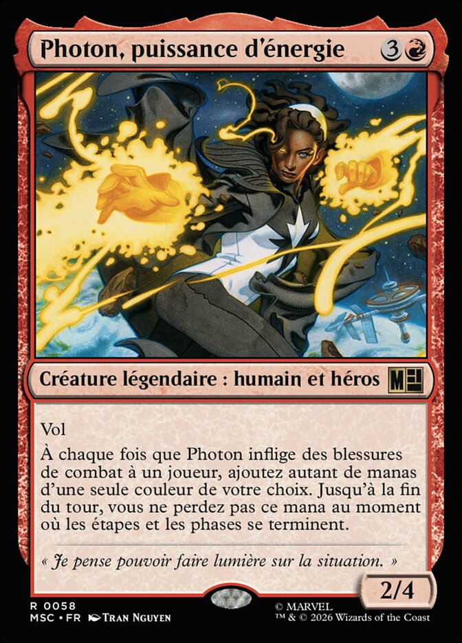 Photon, puissance d'énergie