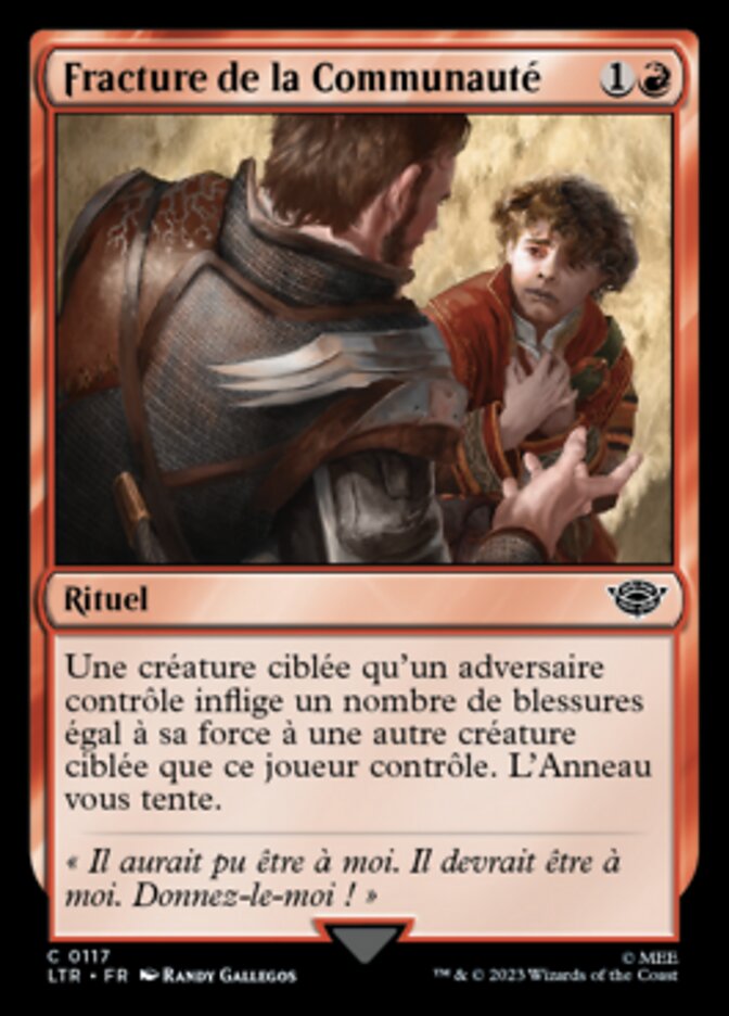 Fracture de la Communauté