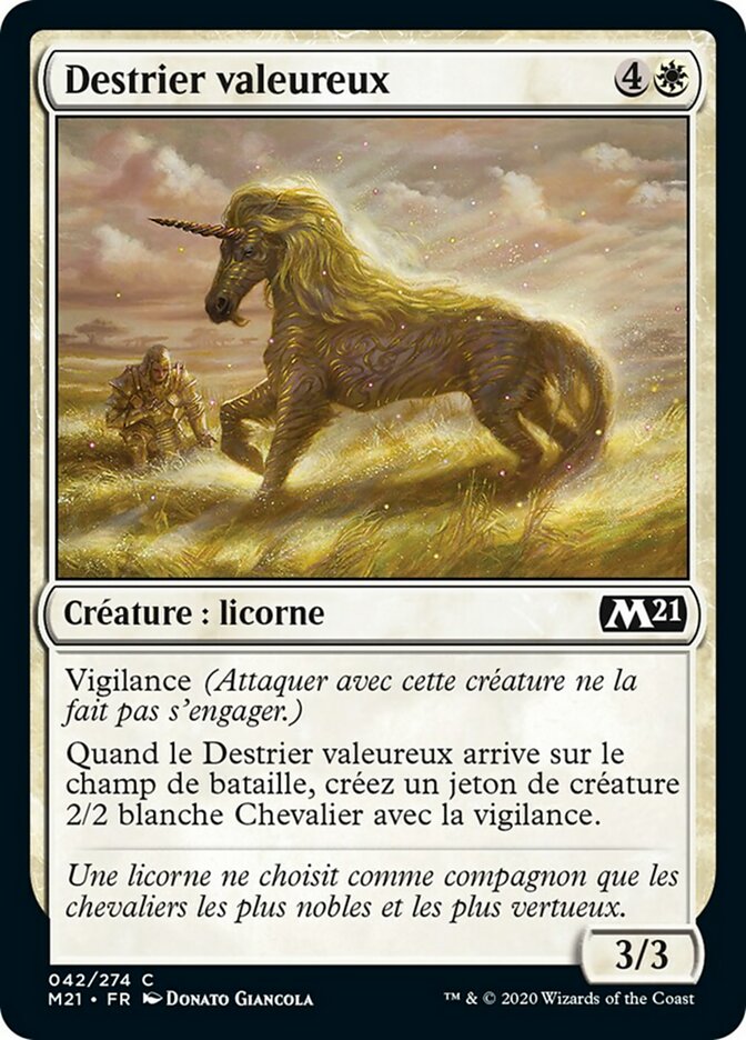Destrier valeureux