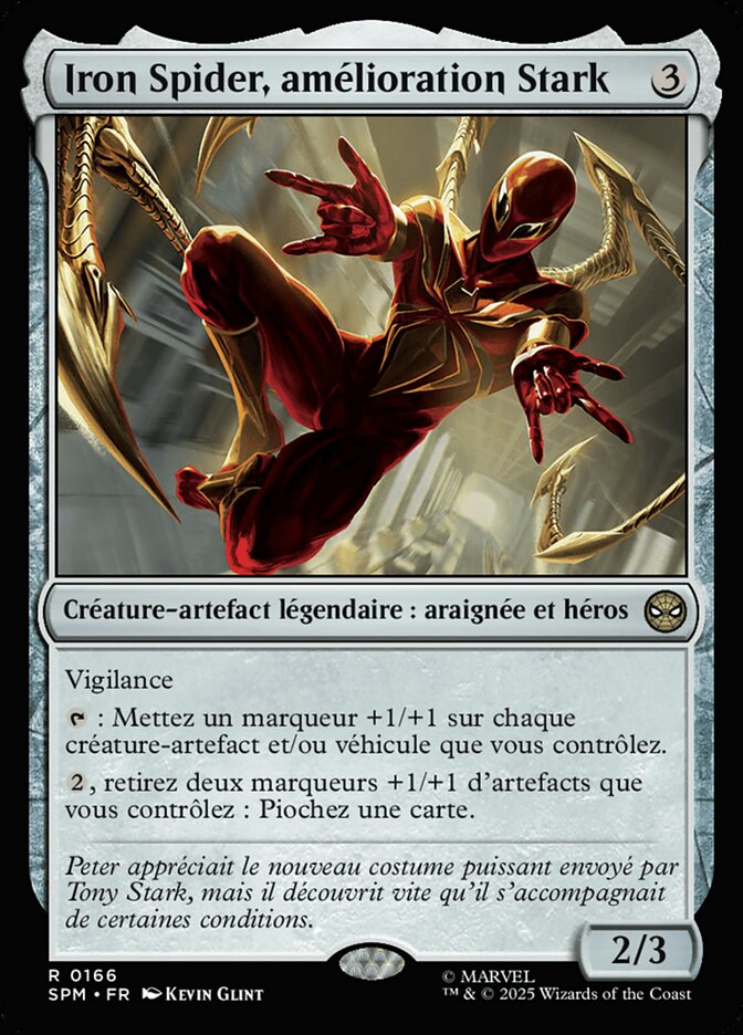 Iron Spider, amélioration Stark