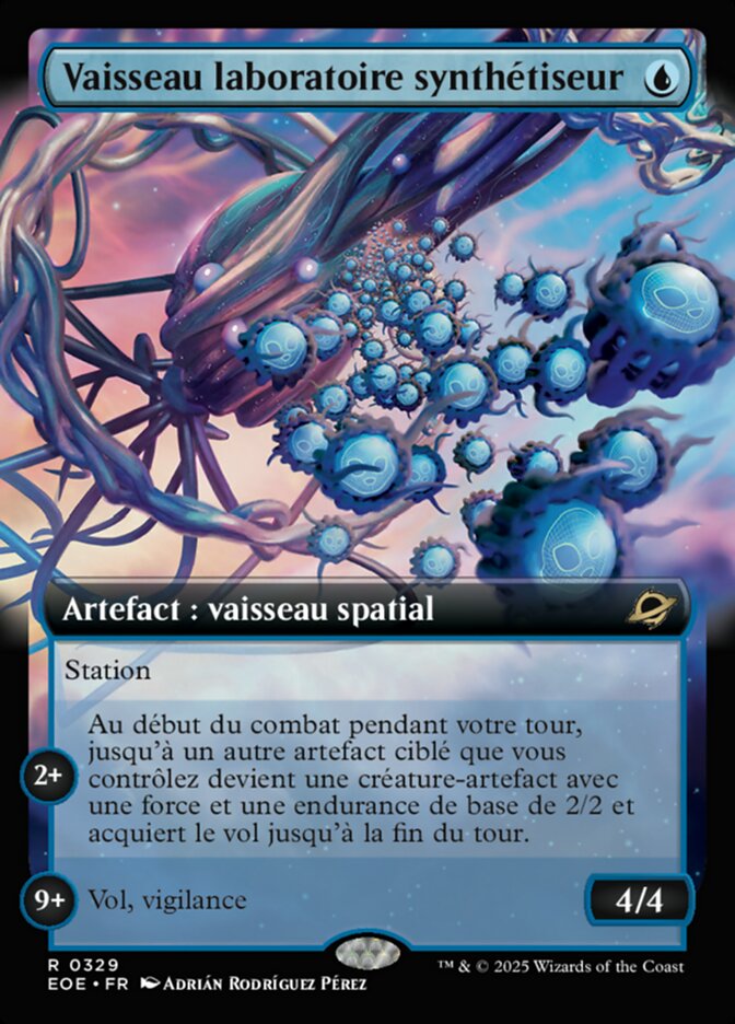 Vaisseau laboratoire synthétiseur