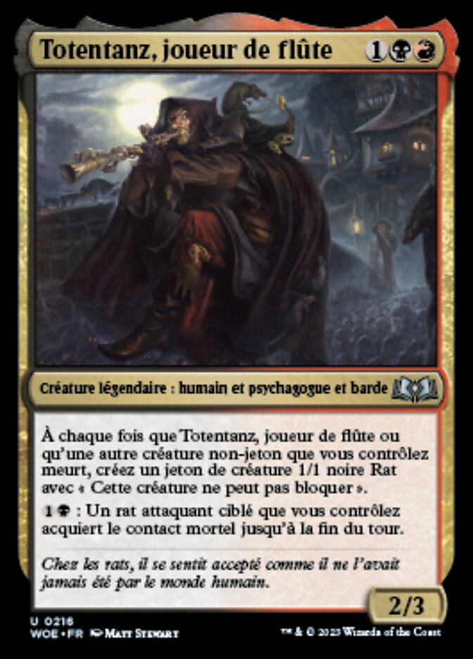 Totentanz, joueur de flûte