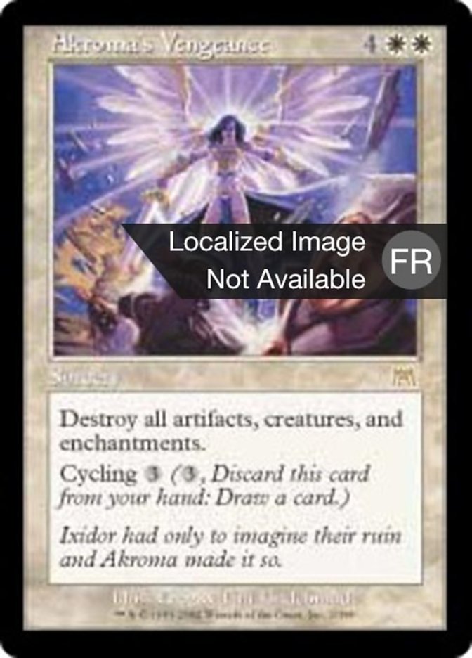 Vengeance selon Akroma