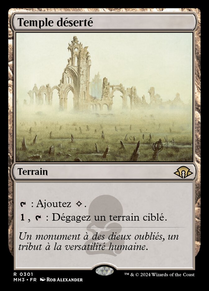 Temple déserté