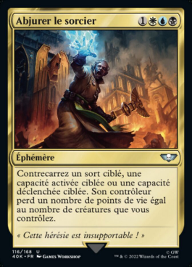 Abjurer le sorcier