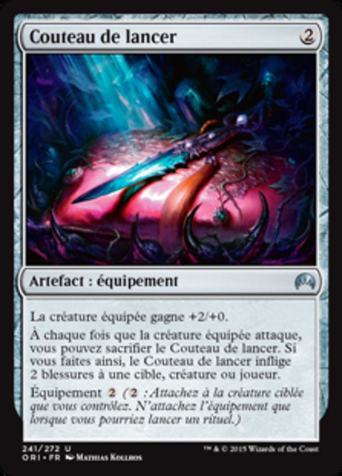 Couteau de lancer