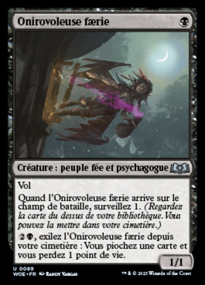 Onirovoleuse faerie
