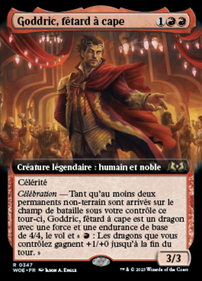 Goddric, fêtard à cape
