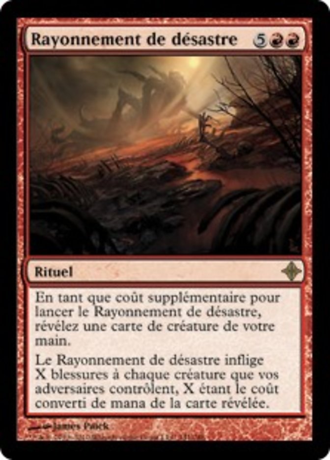 Rayonnement de désastre