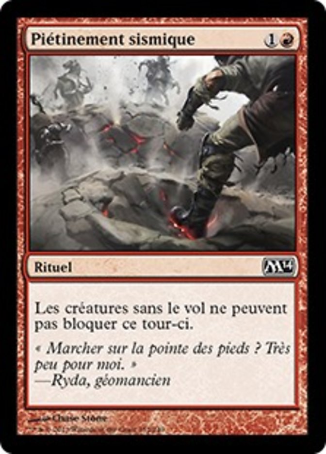 Piétinement sismique