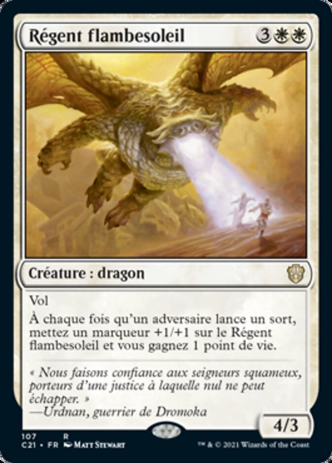 Régent flambesoleil