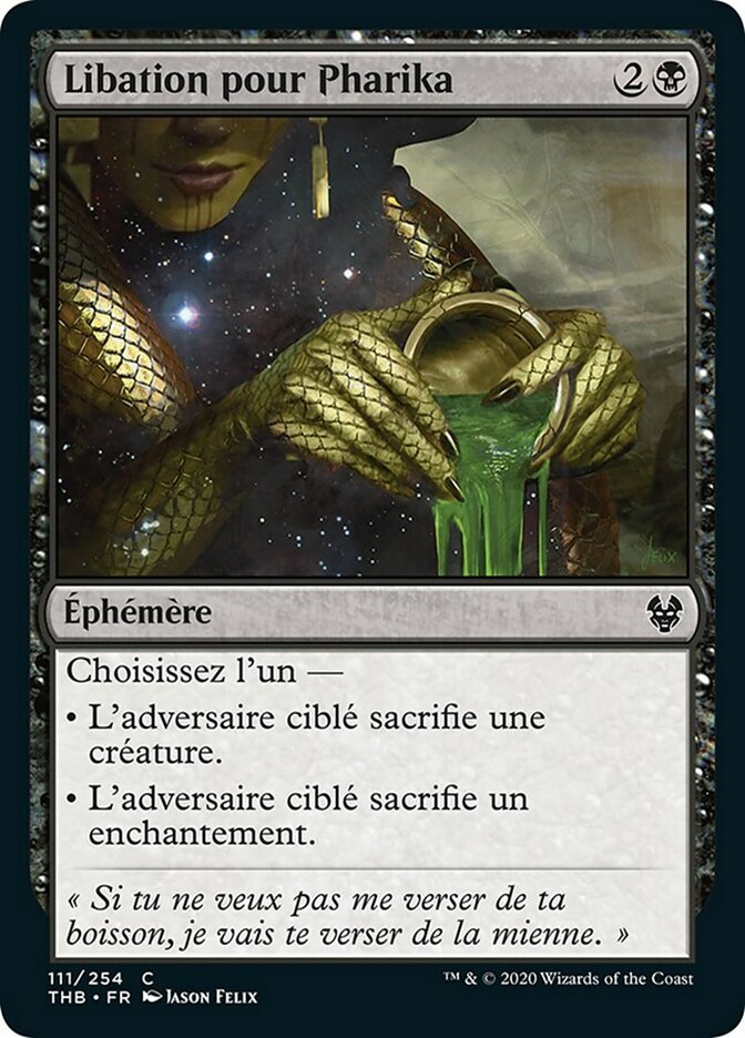 Libation pour Pharika