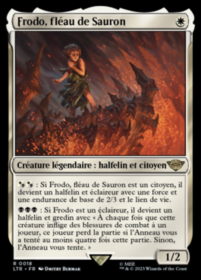 Frodo, fléau de Sauron