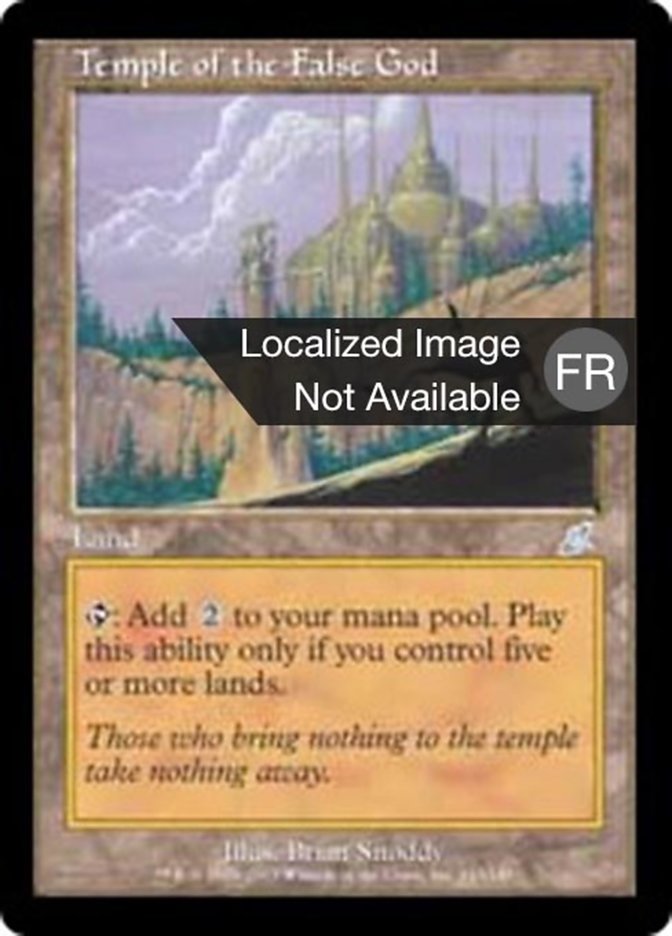 Temple de la fausse divinité