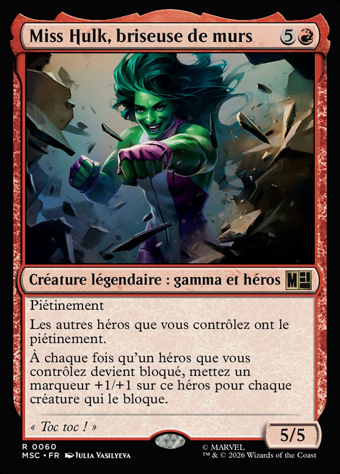 Miss Hulk, briseuse de murs