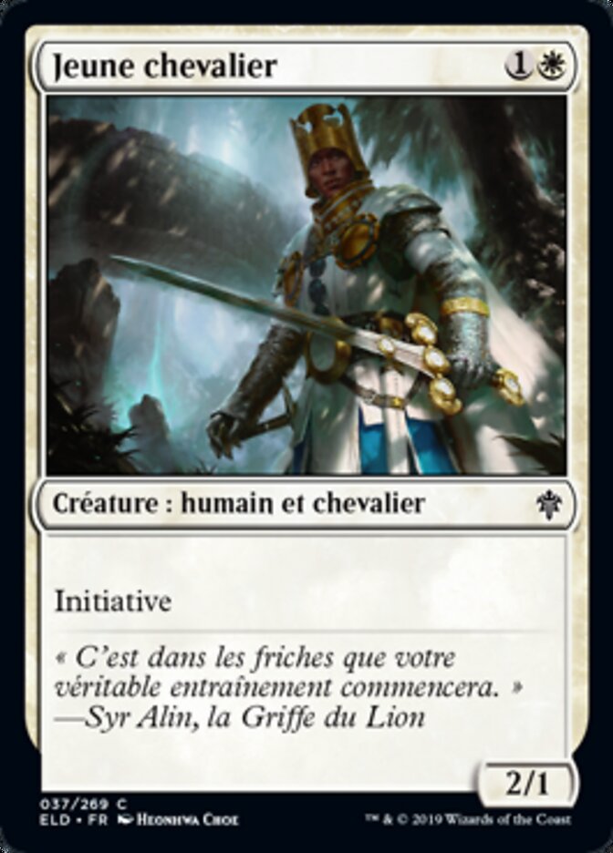 Jeune chevalier