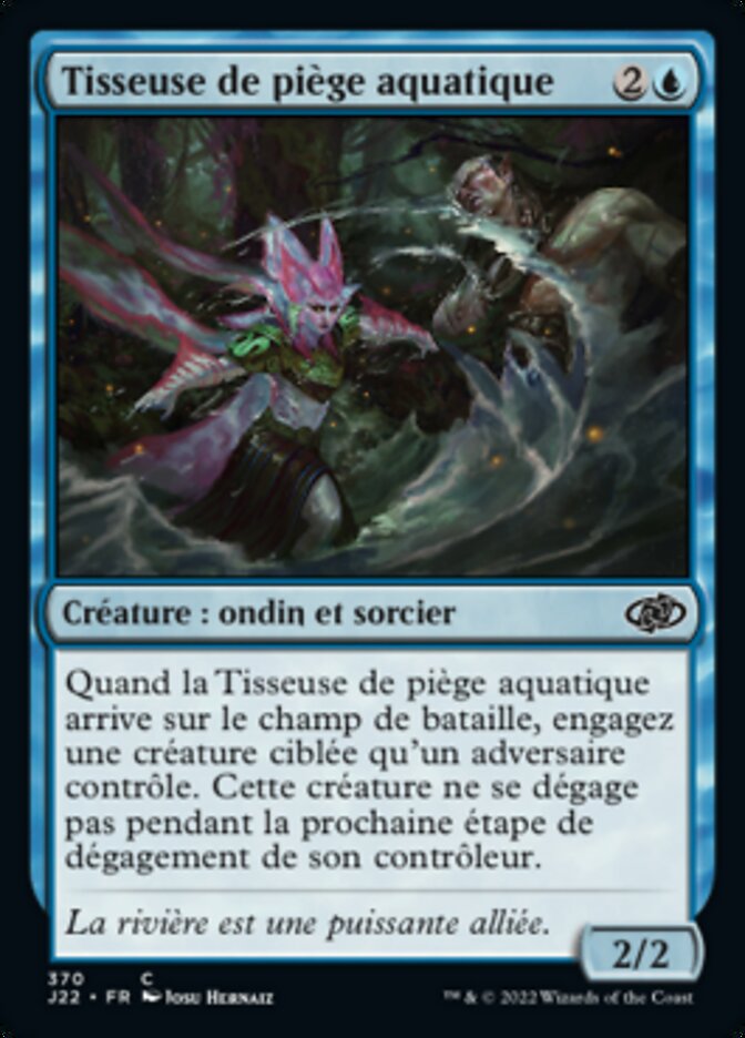 Tisseuse de piège aquatique