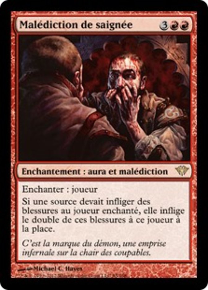 Malédiction de saignée