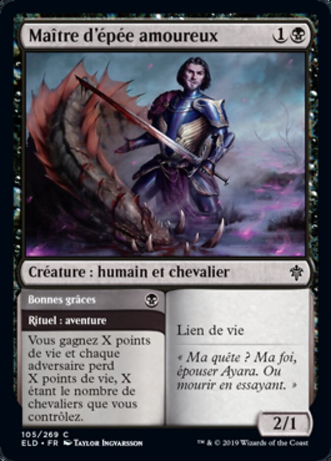 Maître d'épée amoureux