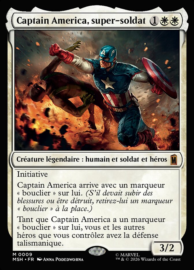 Captain America, super-soldat