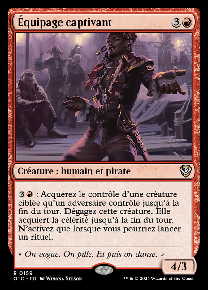 Équipage captivant