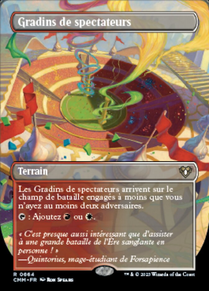 Gradins de spectateurs