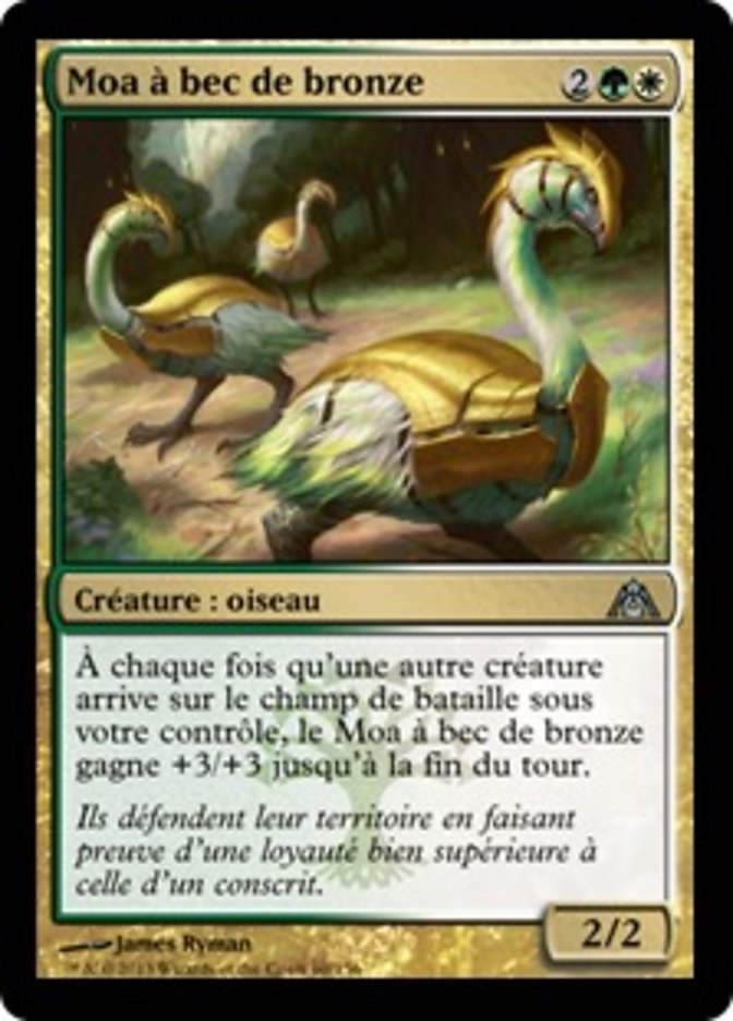 Moa à bec de bronze